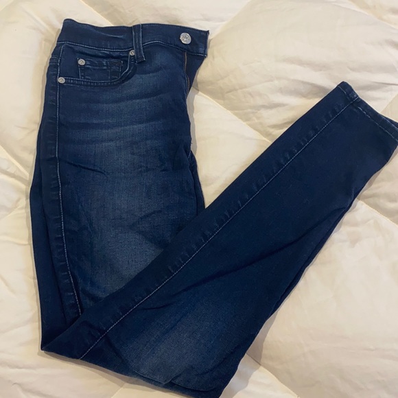 7 for all mankind b(air) denim jeans 👖 size 27 - Picture 1 of 4